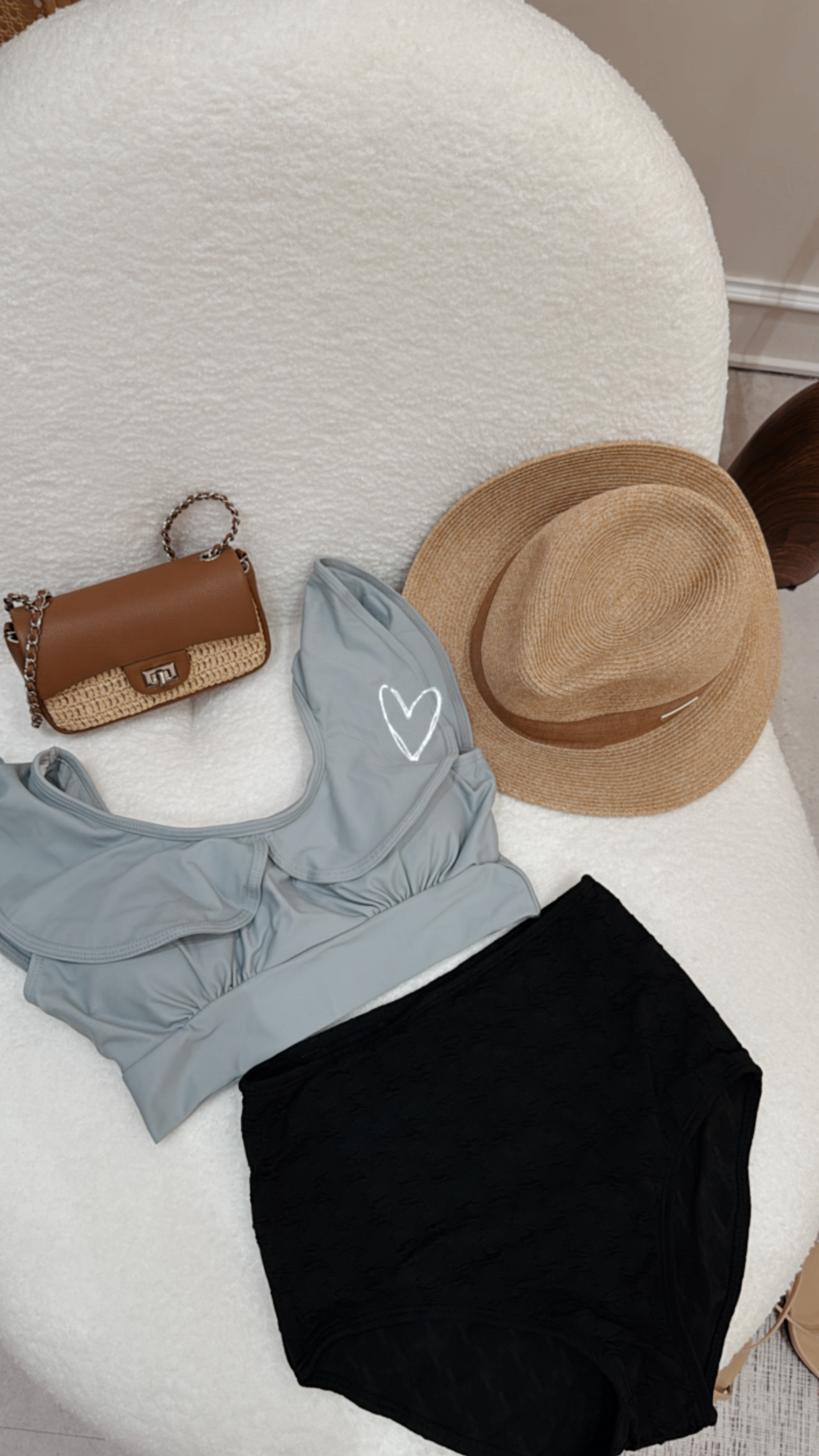 ✨荷葉邊Raffle Swimsuit