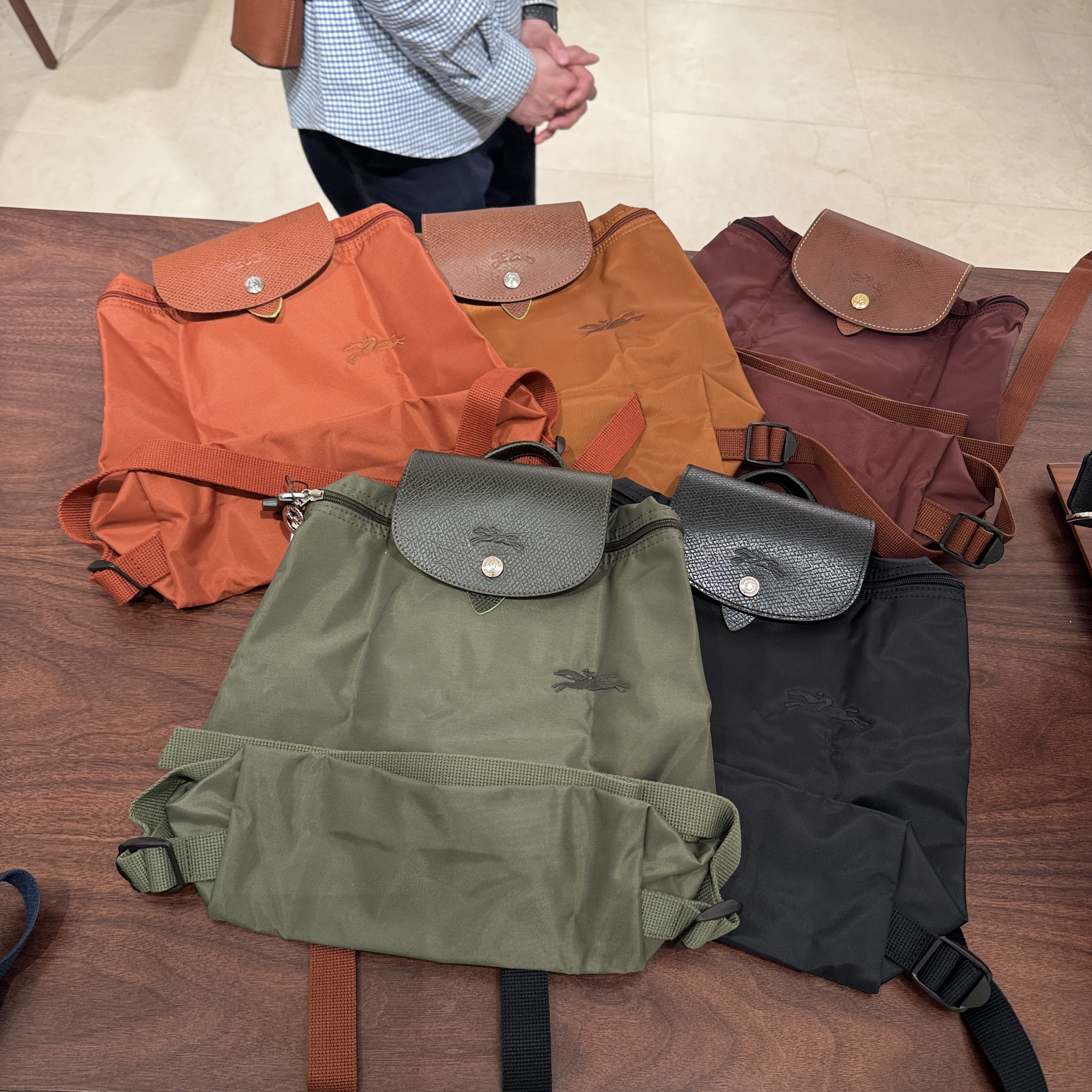 Longchamp LE PLIAGE Backpack L1699 Green collection 環保系列