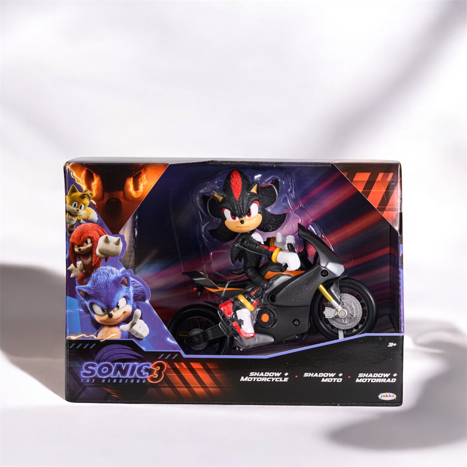 Sonic 3 Movie - 5" Figure w/Vehicle (SHADOW)