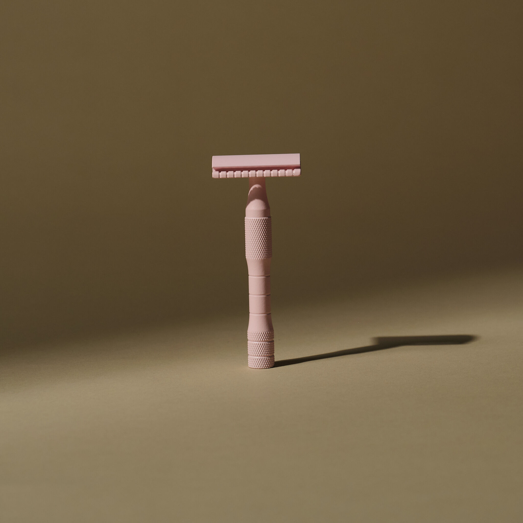 黃銅脫毛剃刀 [玫瑰粉] (Safety Razor- Rose)