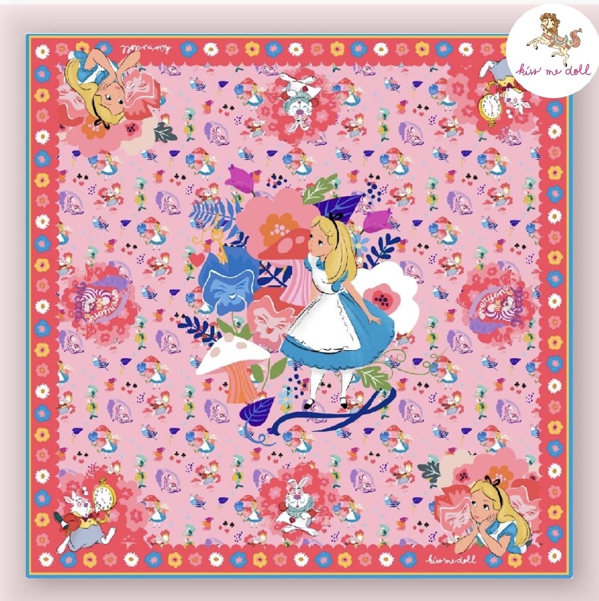 KISS ME DOLL - 真絲絲巾 ( ALICE )