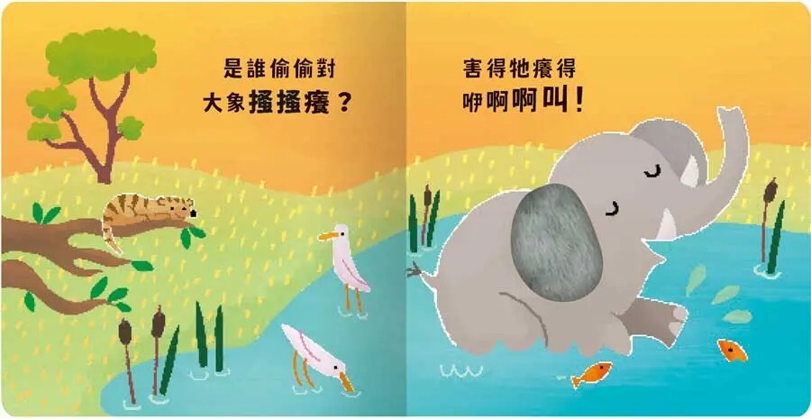 Never guji 大象搔搔癢！