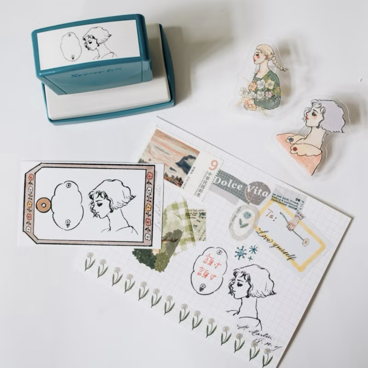 溫暖訊息 Shachihata 甜蜜生活連續印章｜甜蜜生活