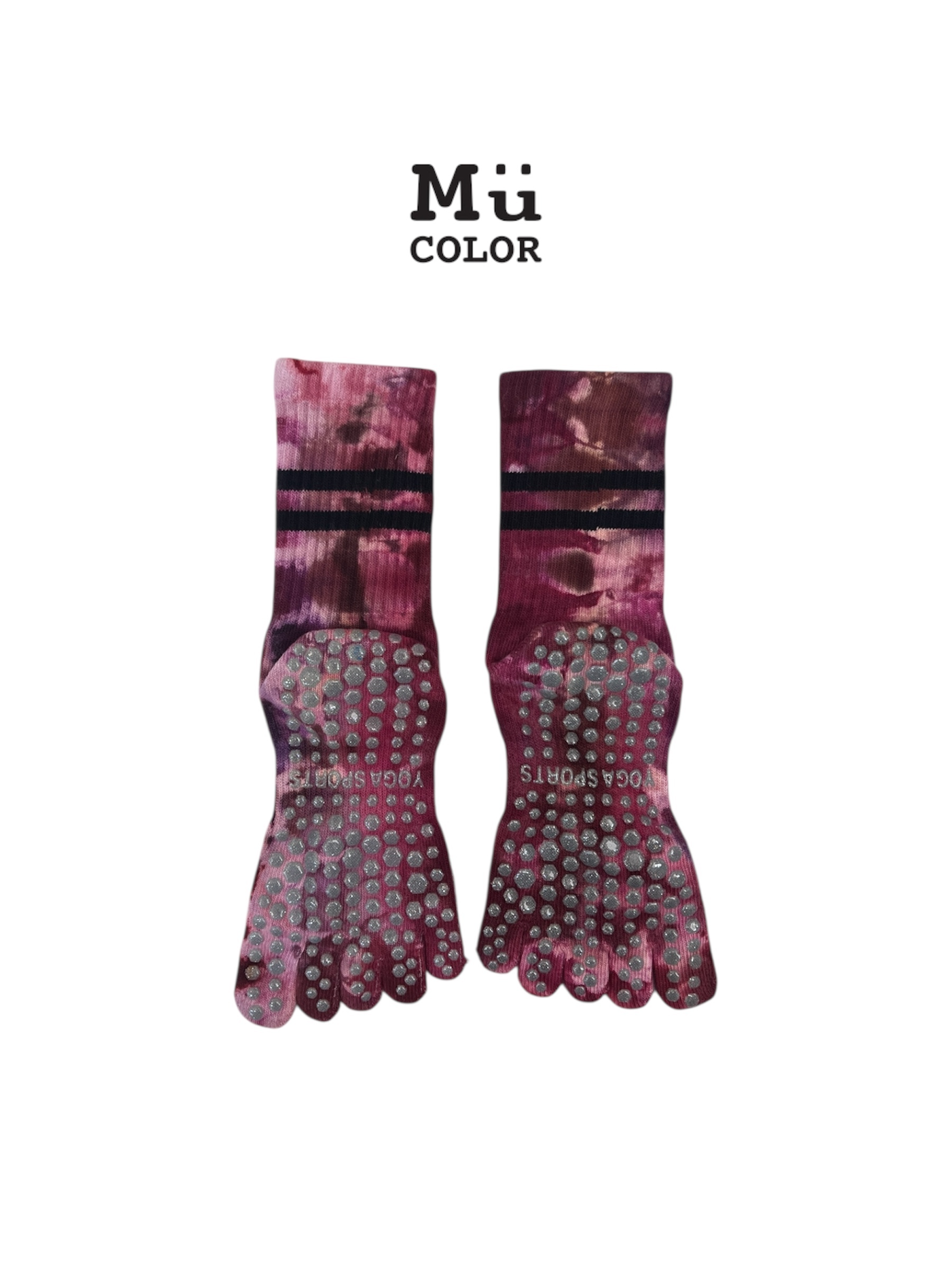 慕慕卡樂 / tie dye socks / 手染瑜伽襪、五指襪
