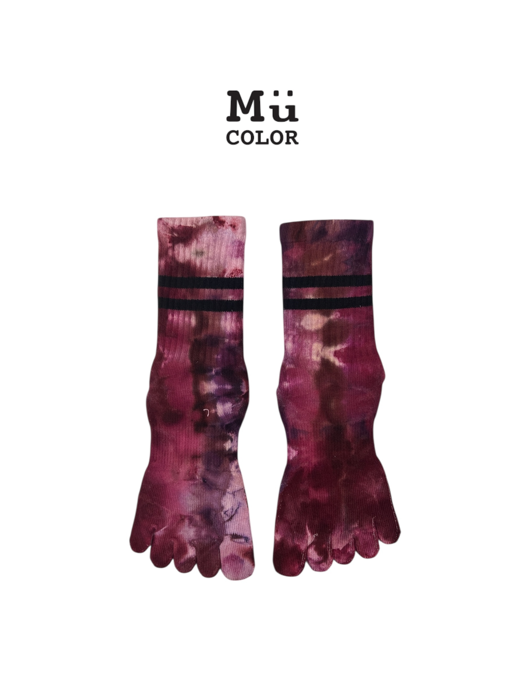 慕慕卡樂 / tie dye socks / 手染瑜伽襪、五指襪
