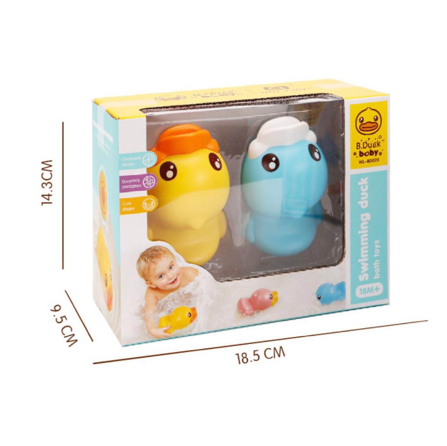 B.Duck 上鏈戲水小黃鴨