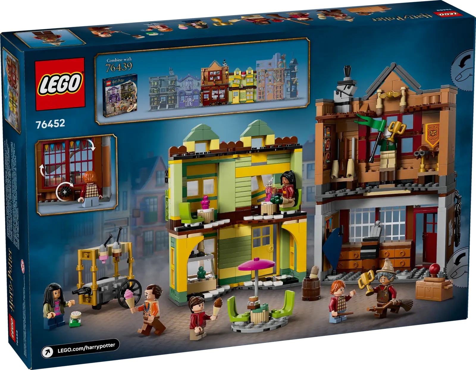 樂高 76452 優質魁地奇™ 用品商店與冰淇淋店 ｜ LEGO Harry Potter 系列 ｜ 飛米樂高專賣店