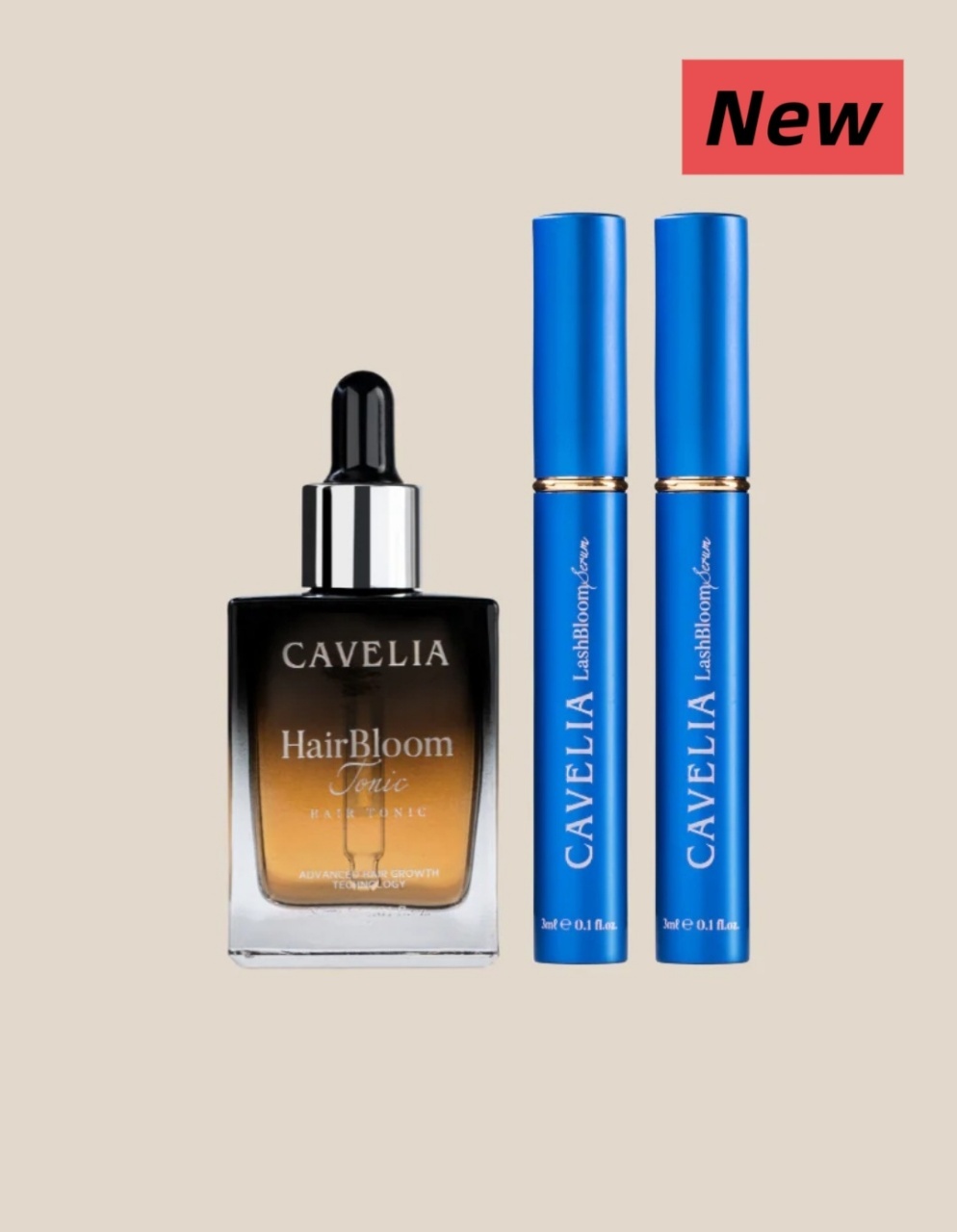 (混搭3支裝)CAVELIA卡薇拉睫毛液2和卡薇拉育髮液1 Cavelia Lash Essence Mix HAIR TONIC