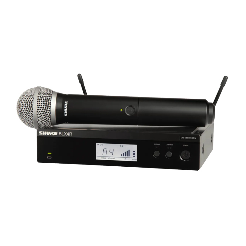 SHURE BLX24R/PG58 手持式無線麥克風系統 機櫃型