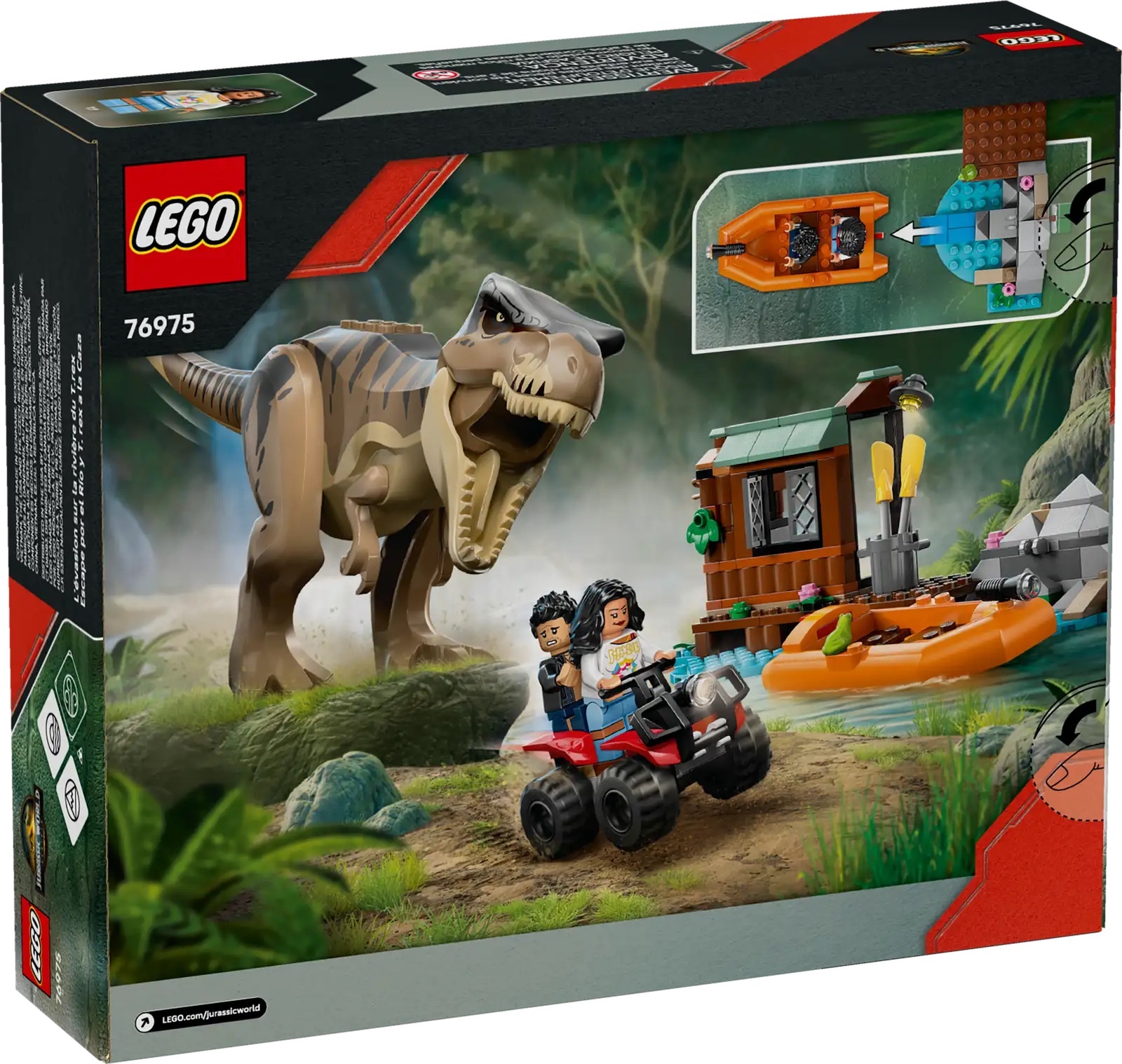 樂高 76975 逃離暴龍河川大冒險 ｜ LEGO Jurassic World 系列 ｜ 飛米樂高專賣店