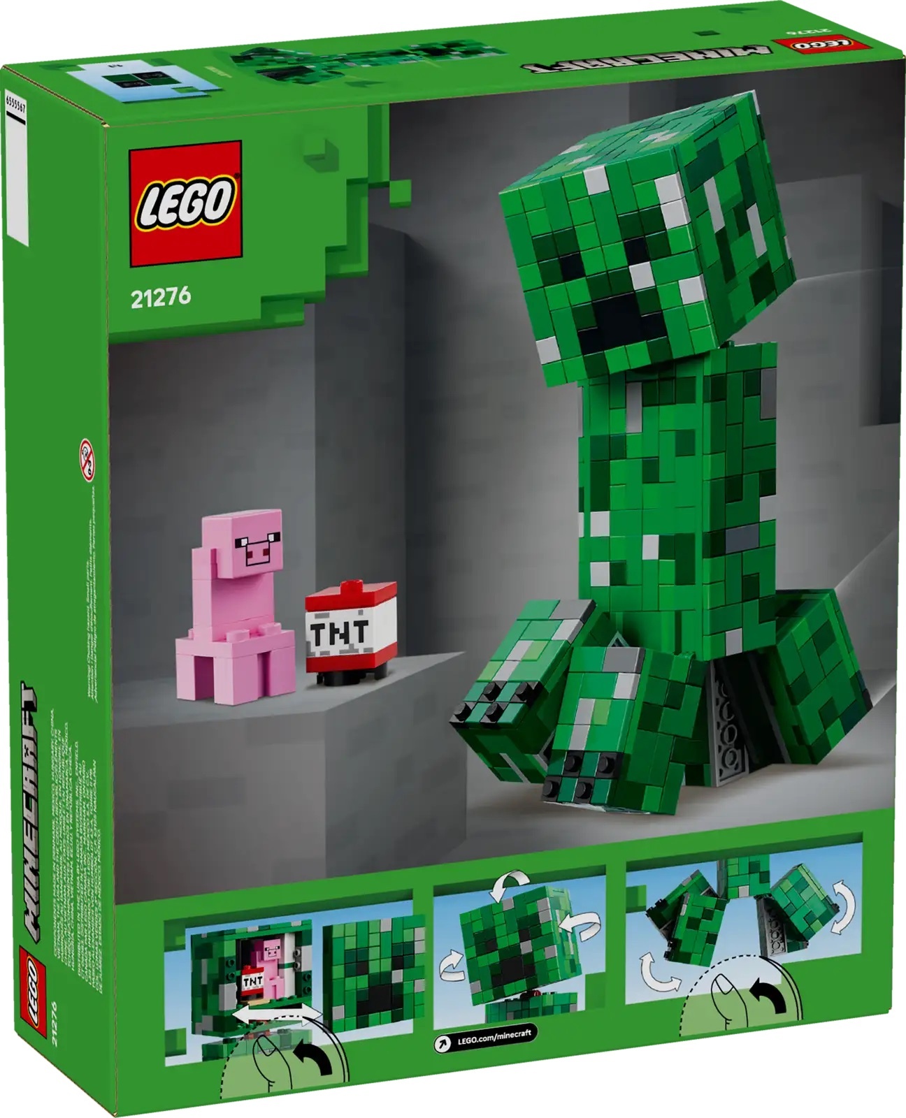 樂高 21276 苦力怕™ ｜ LEGO Minecraft 系列 ｜ 飛米樂高專賣店