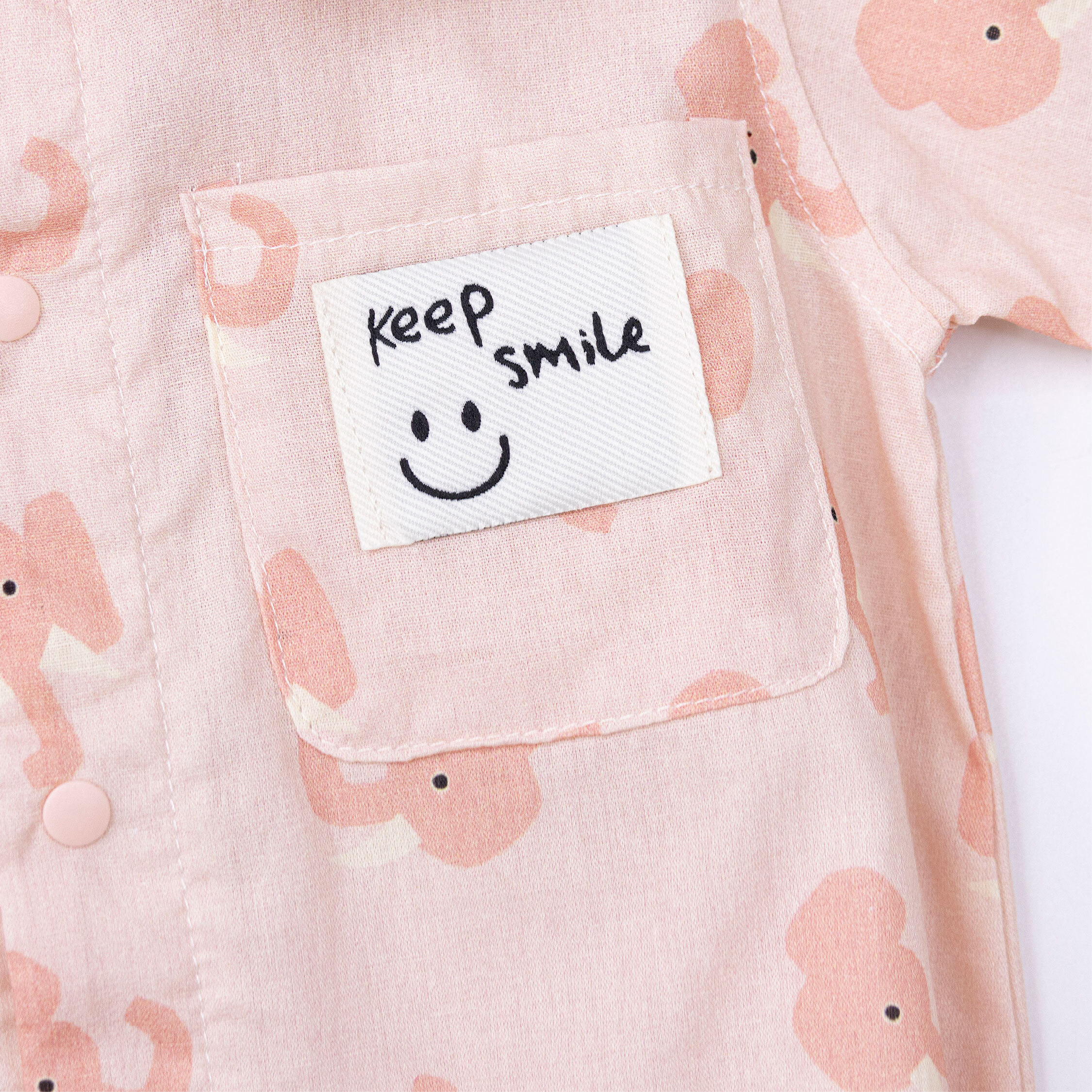 【JG0517】粉嫩大象舒適質感連身衣