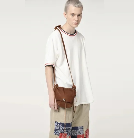 BOWWOW DEER SKIN BAG LEATHER - BROWN PRE ORDER ITEM (預訂中)