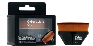 [H] SASA CYB - CYBER COLORS FLAT TOP LIQUID FOUNDATION BRU, N/A, 1PC, 4895165531423 (HSS28)
