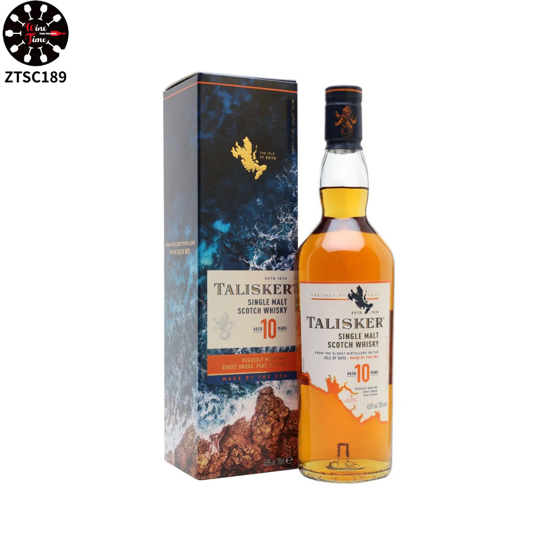 Talisker 10 Years Old Single Malt Scotch Whisky 泰斯卡10年單一純麥威士忌 (附禮盒)