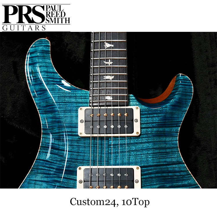 第10號 限時特賣 全新2024 PRS Custom24 CORE系列 10top 湖水藍 電吉他 附盒 保固三年