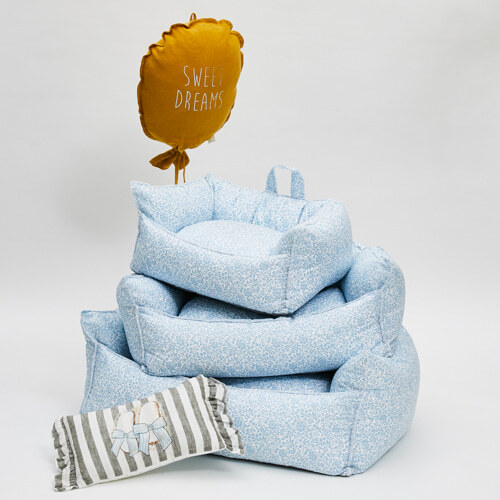 Louisdog Liberty 瑪莉小藍花軟床