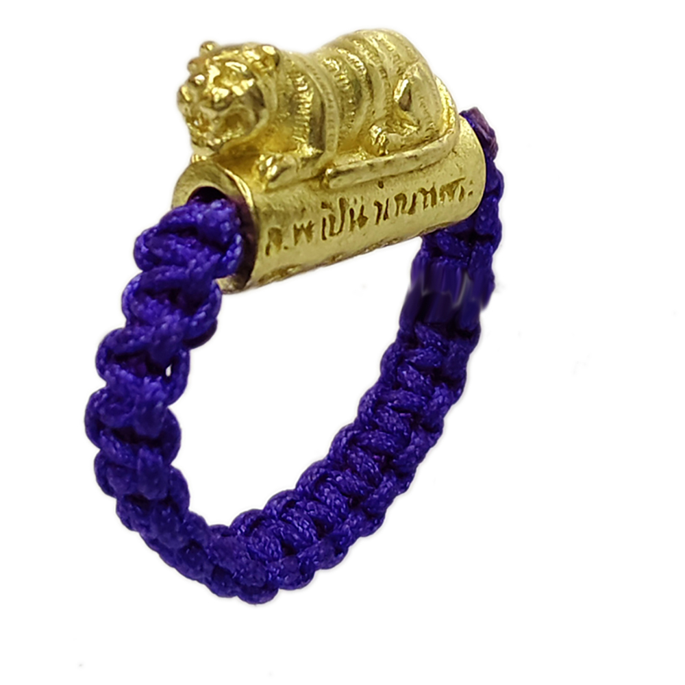 咬錢虎紫繩戒指【十方】132913