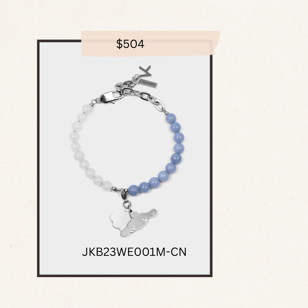 Stonegem Bracelet x Cinnamoroll-JKB23WE001M-CN(購買同分類商品1件75折，2件7折優惠) -M