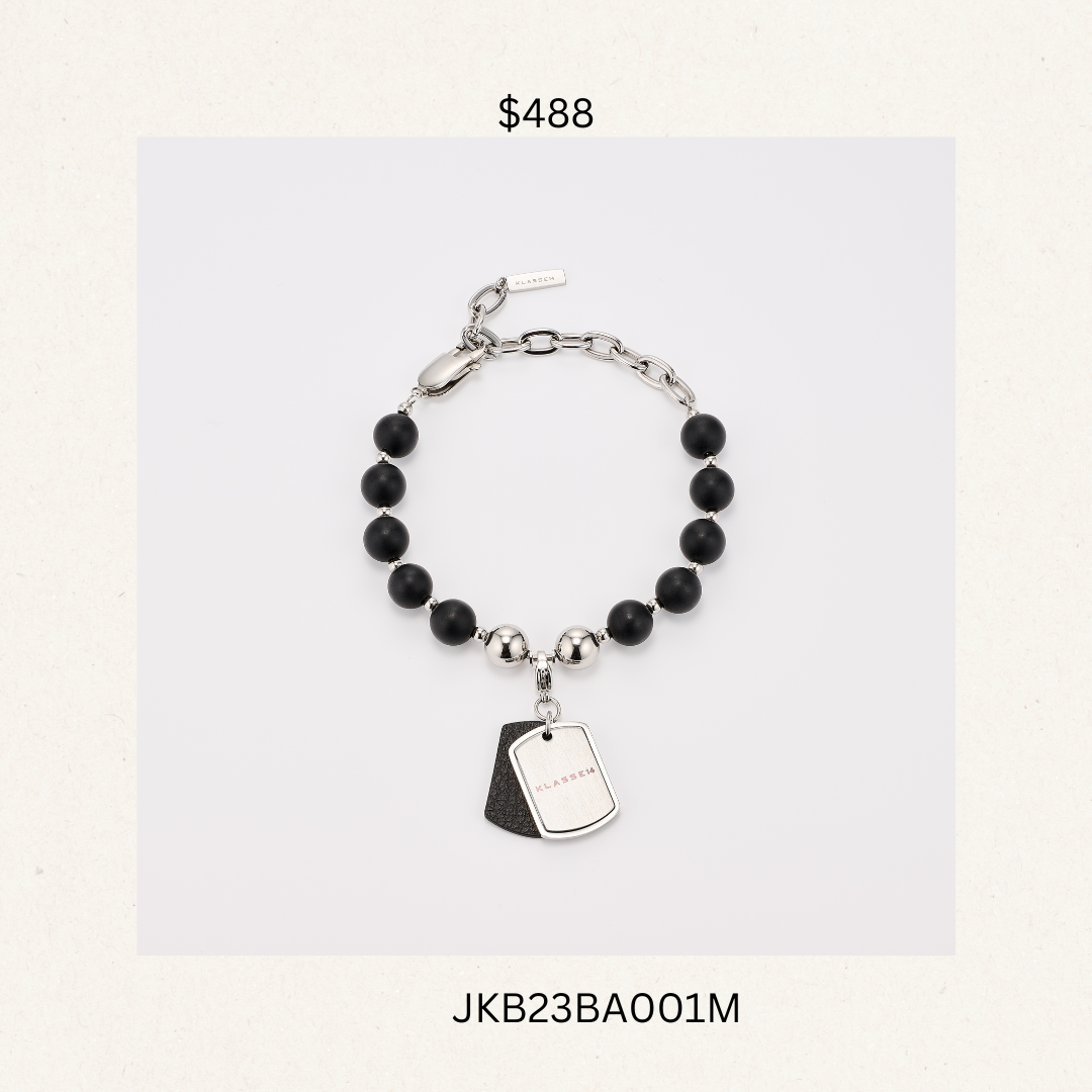 Black Agate Bracelet-JKB23BA001M(購買同分類商品1件75折，2件7折優惠) -M