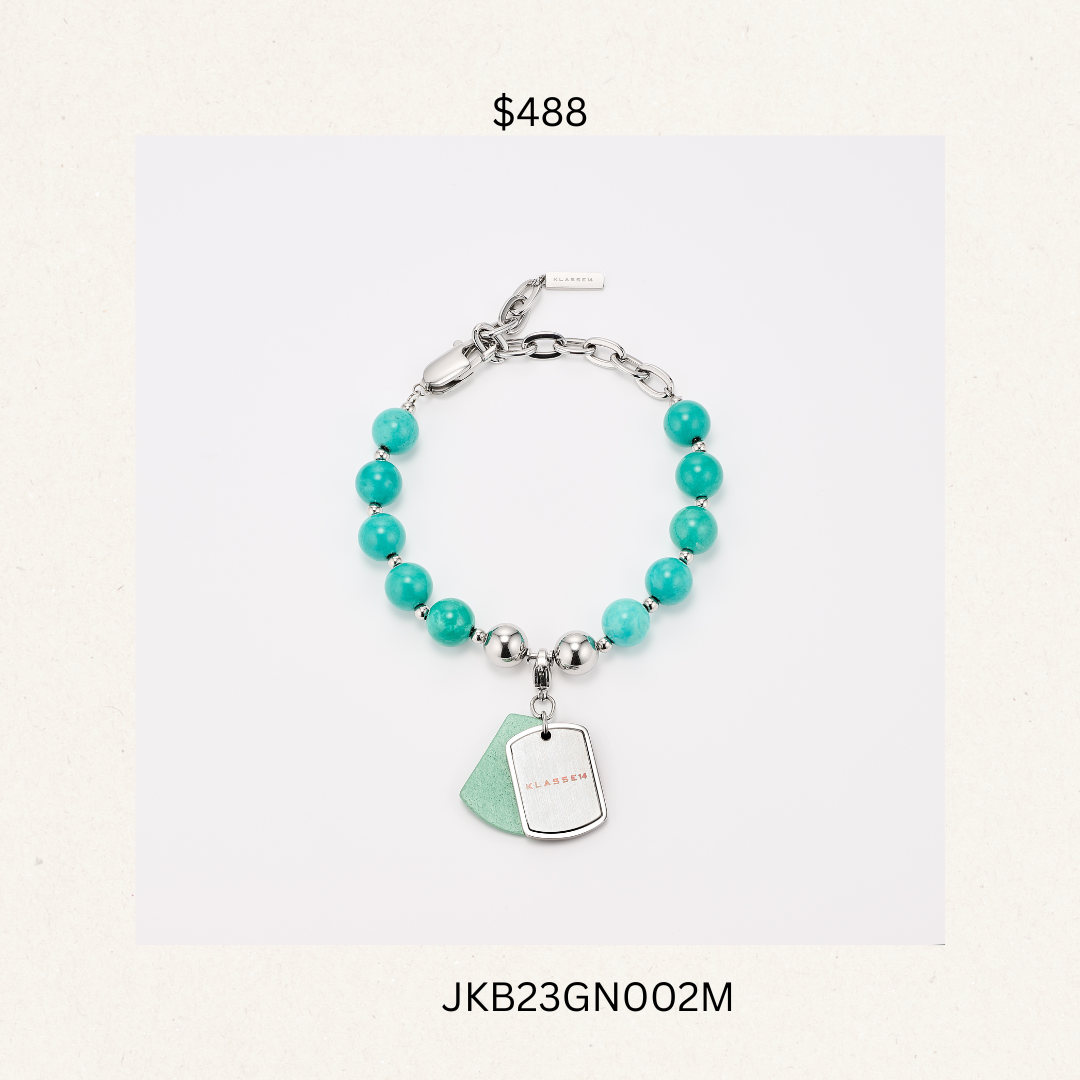 Turquoise Bracelet-JKB23GN002M(購買同分類商品1件75折，2件7折優惠) -M