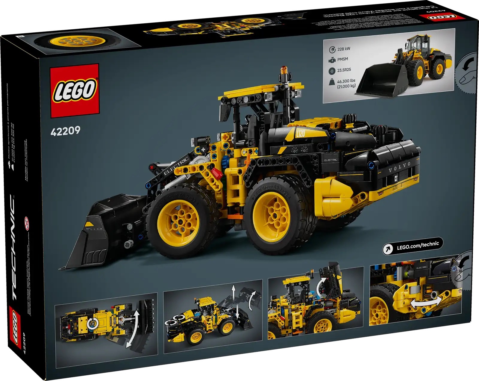 樂高 42209 Volvo L120 Electric 輪式裝載機 ｜ LEGO Technic 系列 ｜ 飛米樂高專賣店