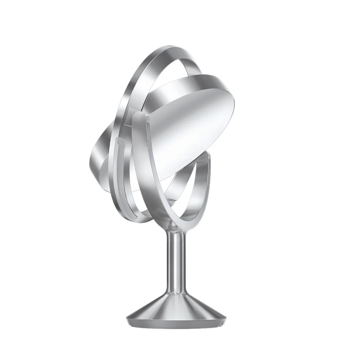 美國品牌SIMPLEHUMAN 10" 自動感應座檯鏡MAX (1x, 5x, 10x) 拉絲銀【香港行貨】  -ST3050