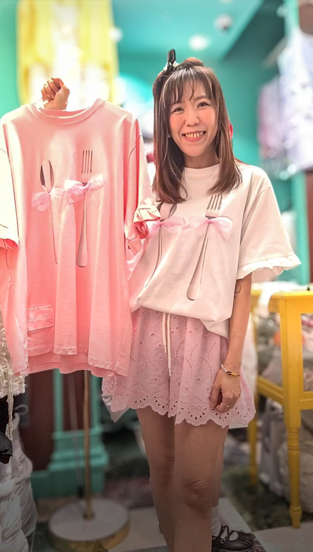 📢PM_K2780  ▶️湯匙叉子上衣 👉B:120cm L:71cm👈