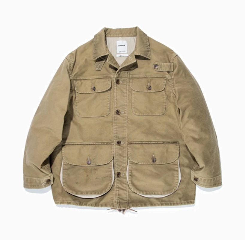 LAST PCS: BOWWOW WARDEN JACKET - KHAKI AGING SIZE XL PRE ORDER ITEM (預訂中)