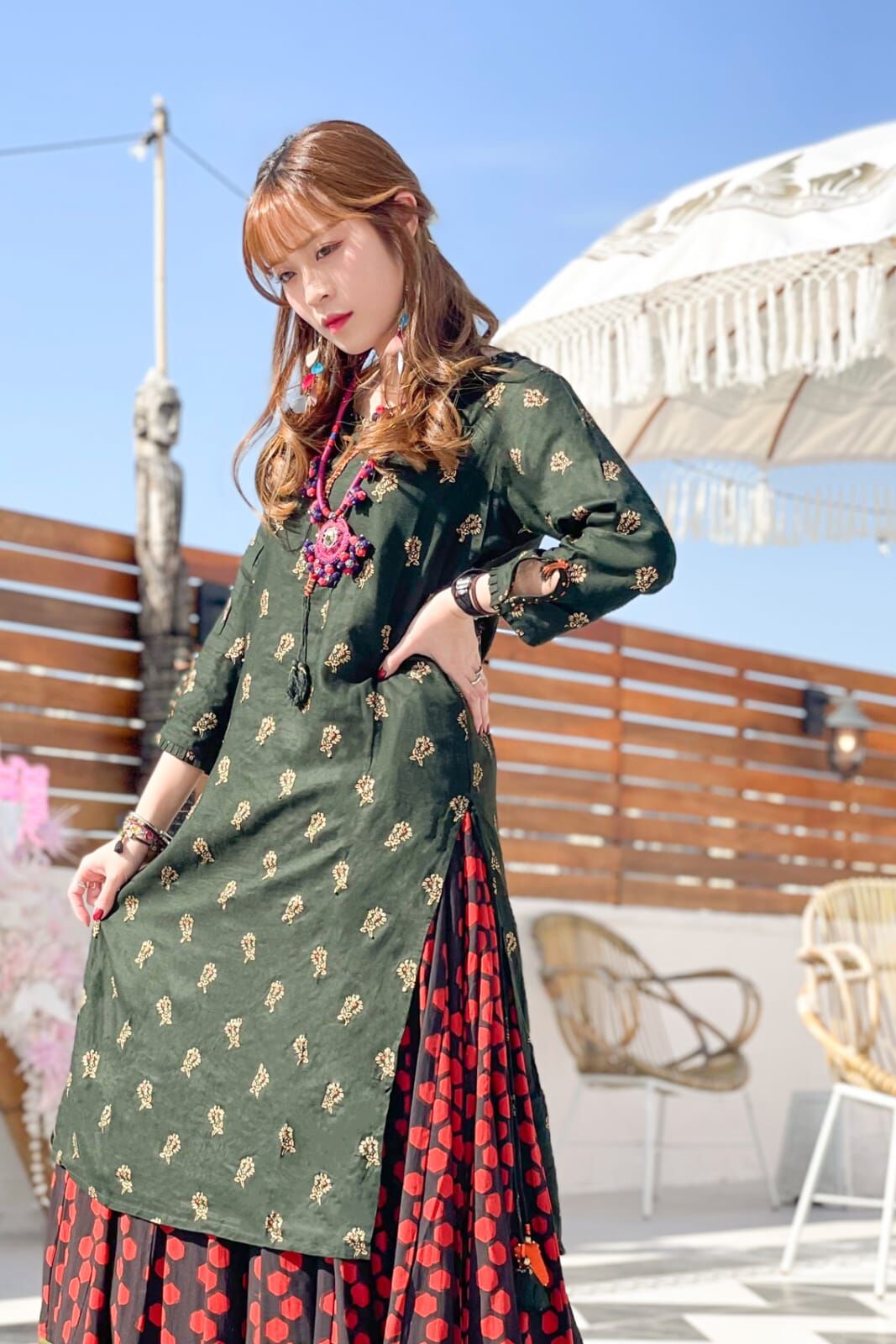 MALAIKA 上衣 + 褲 Set - MAJ0037