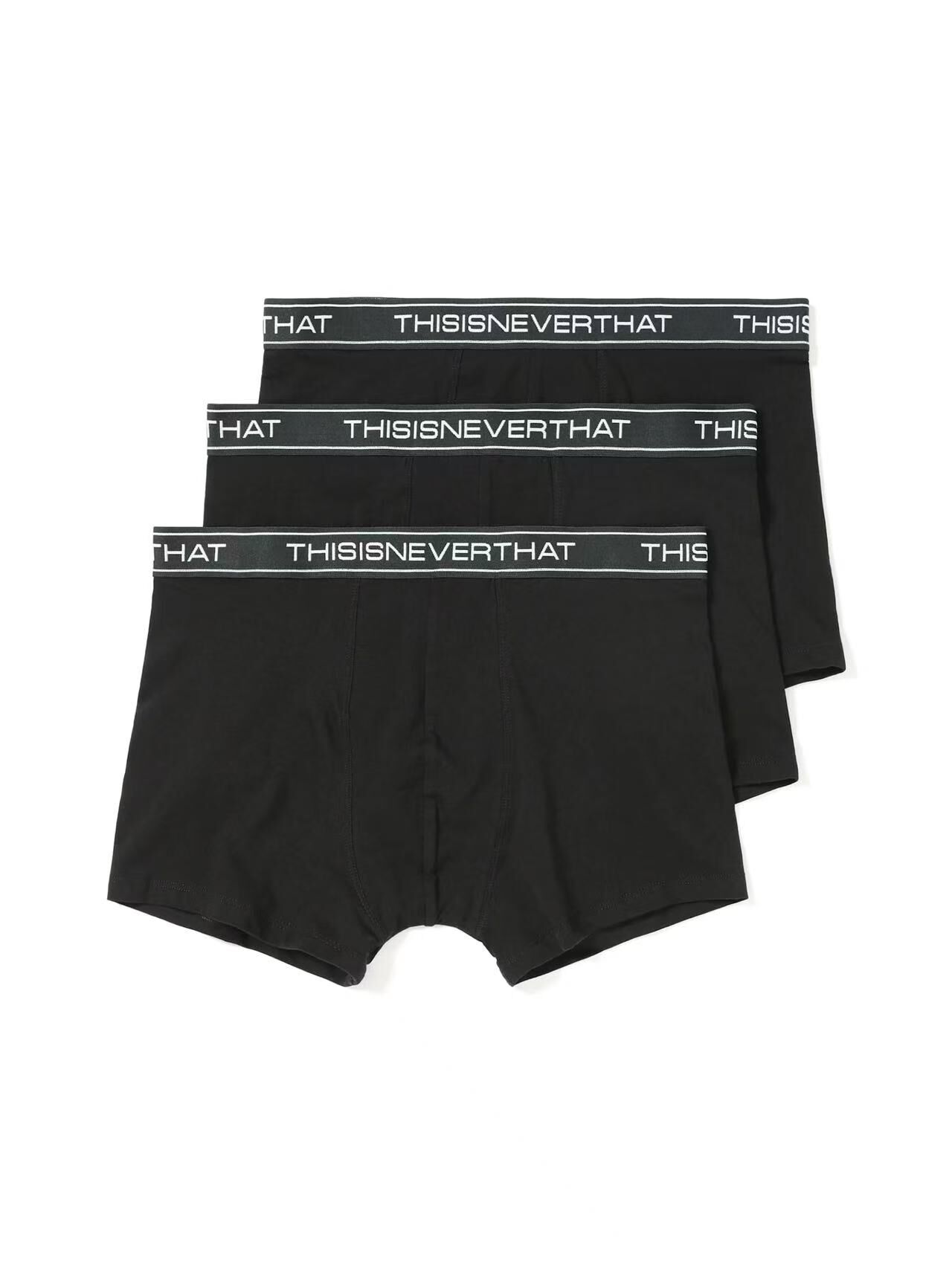 THISISNEVERTHAT COTTON BRIEFS 3PACK TNCO0TUNBX01 BLACK