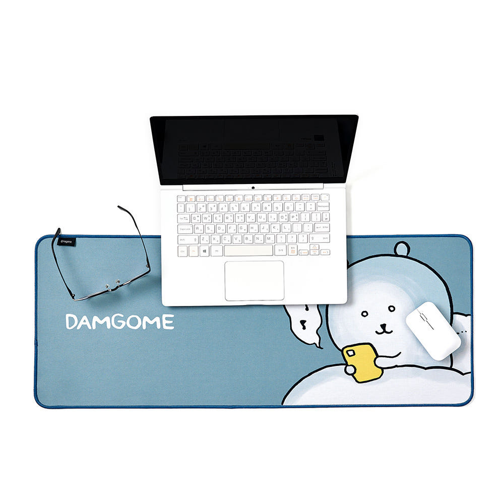 預訂｜韓國限定 白熊 滑鼠墊 長桌墊 灰色