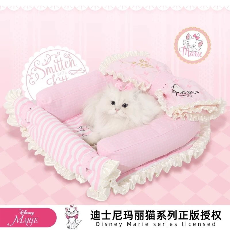 迪士尼 梦幻玛丽猫 宠物凉感多种造型沙发窝