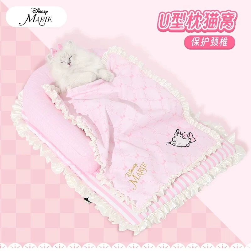 迪士尼 梦幻玛丽猫 宠物凉感多种造型沙发窝