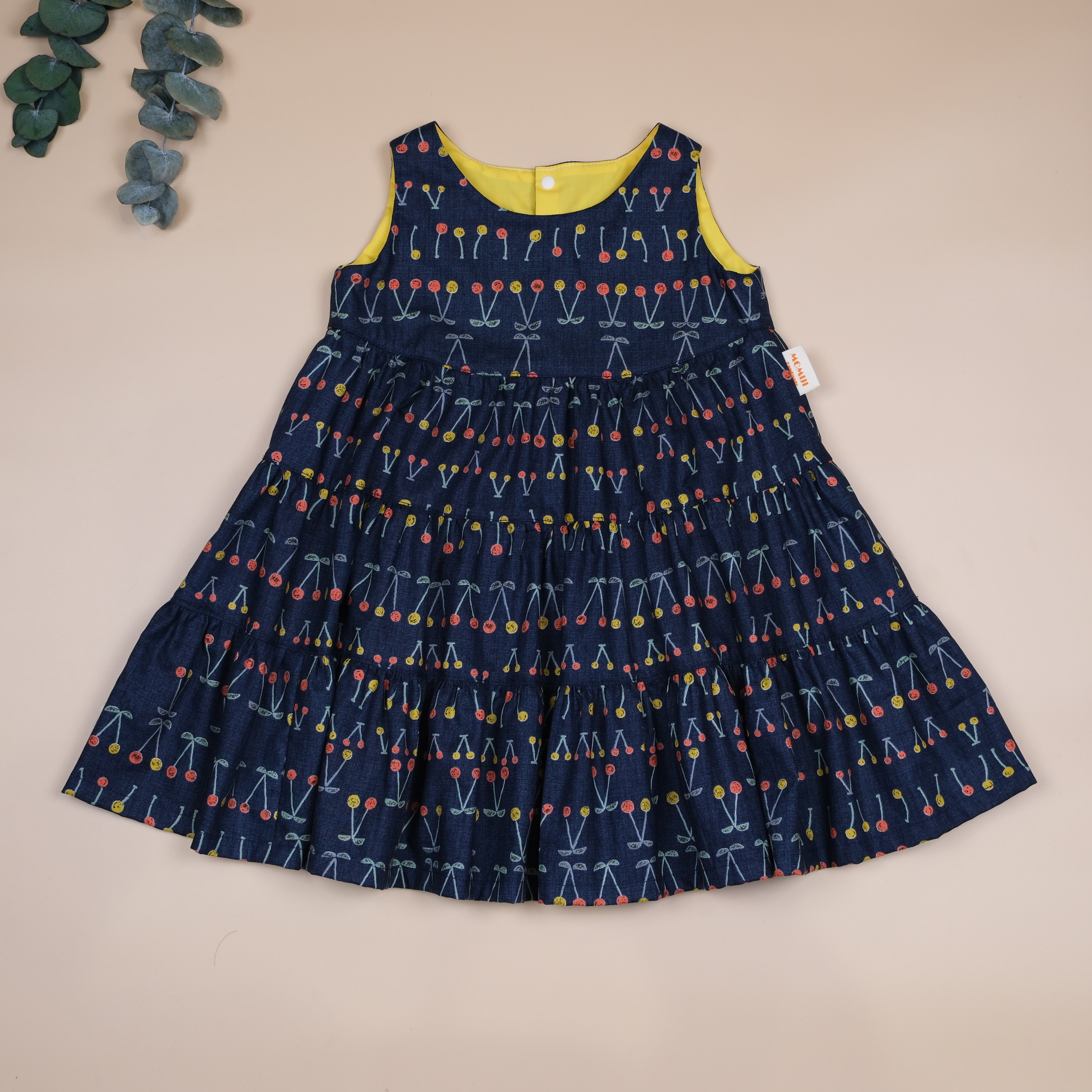 小步走走系列 ❁ 櫻桃派對 Cherry Party ❁ 手作女童無袖洋裝