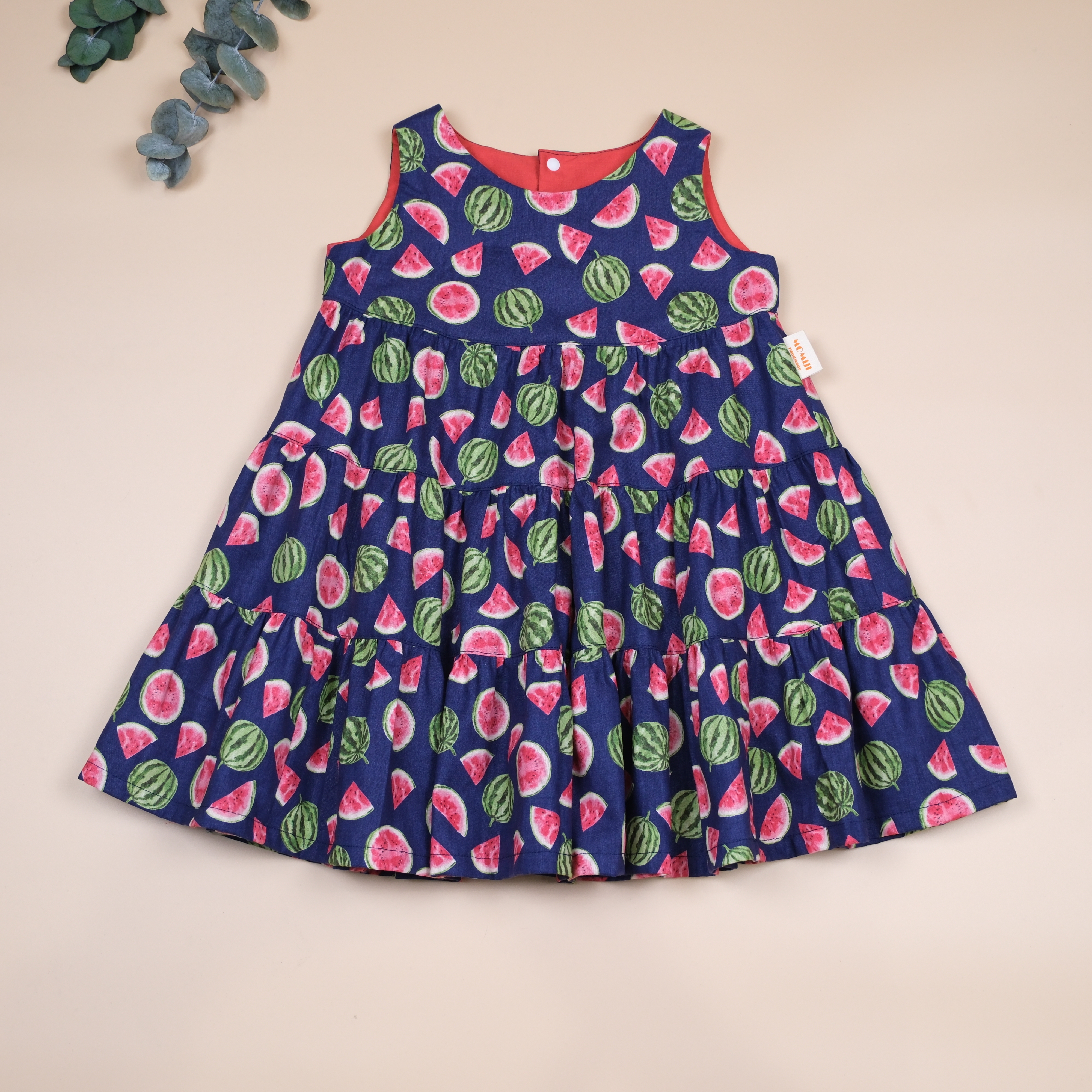 小步走走系列 ❁ 西瓜遊樂園 Amusement Park ❁ 手作女童無袖洋裝