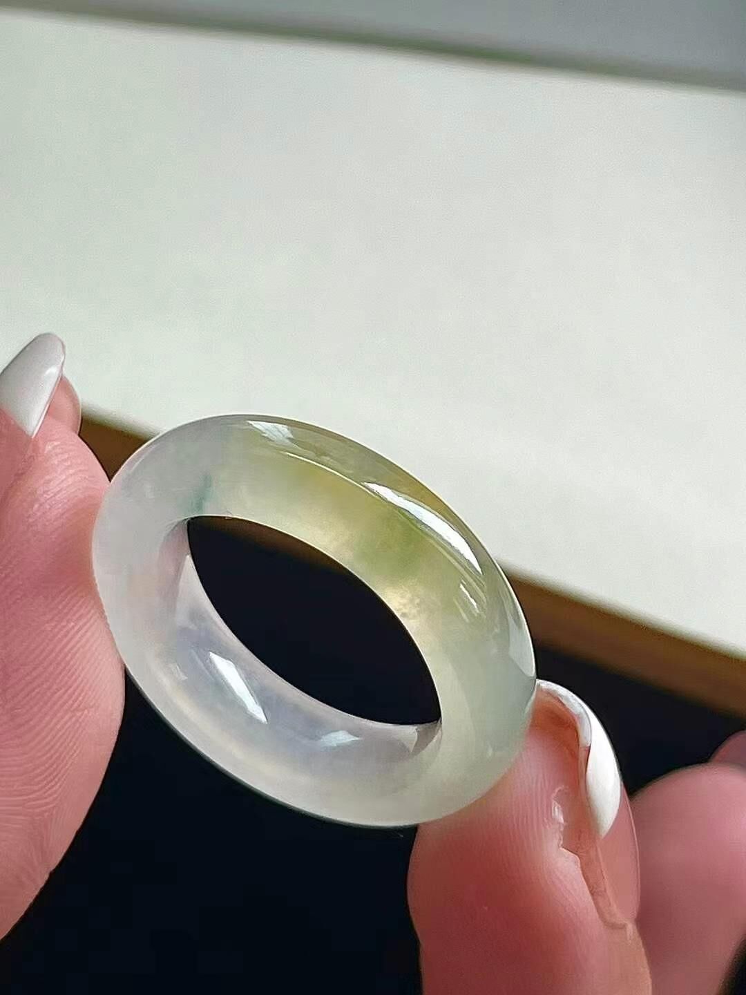 519382 翡翠黃翡指環 (港圈 15號)