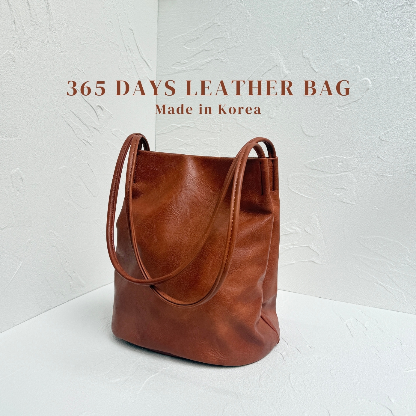 啡 BROWN - KR6110 超有質感軟皮袋 Made in Korea