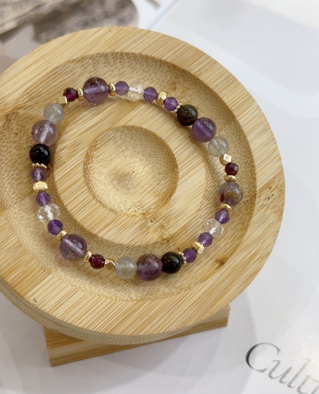 紫幽靈/灰月光/石榴石/銀耀石