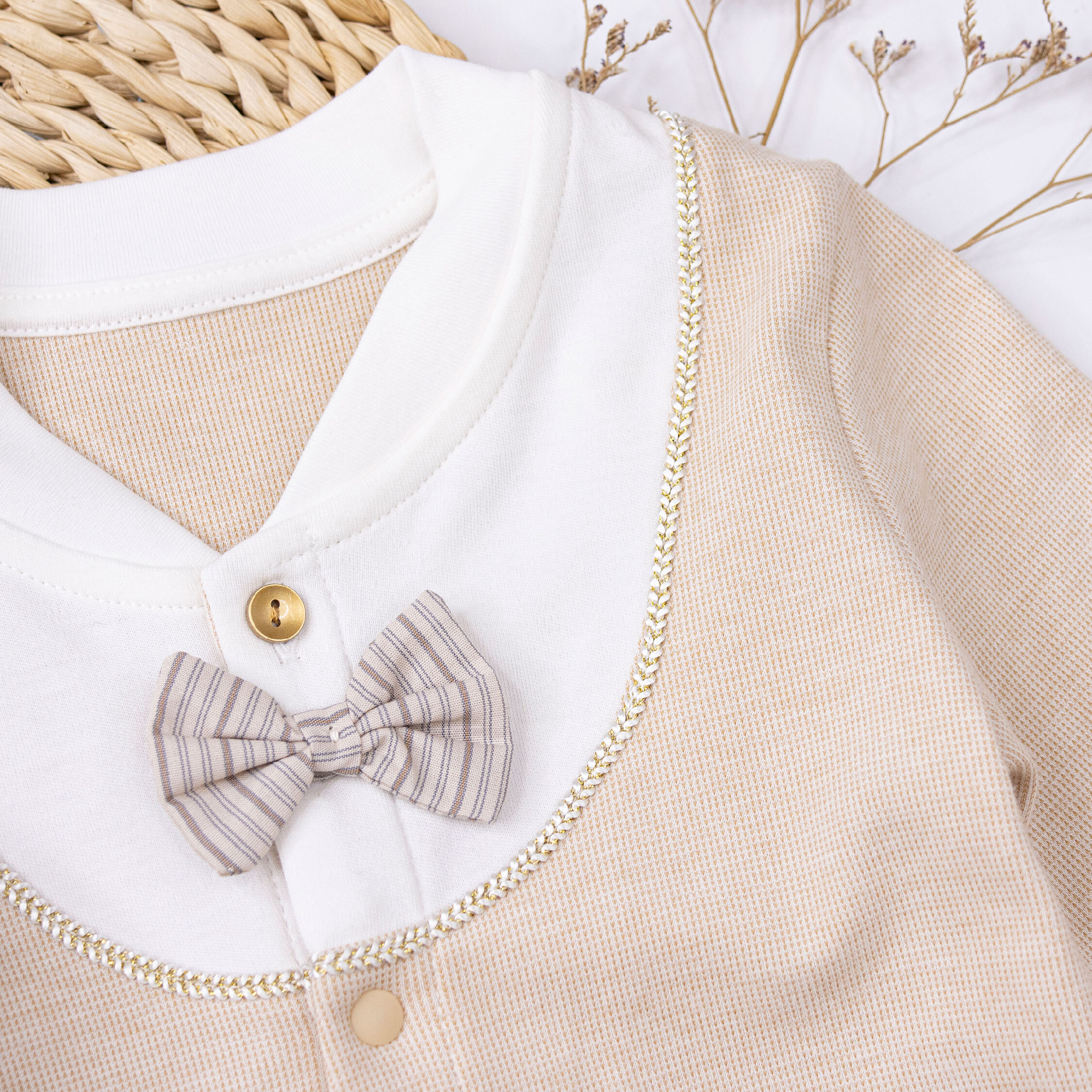 純淨系列【T3066】可愛動物刺繡長袖連身衣＊二色