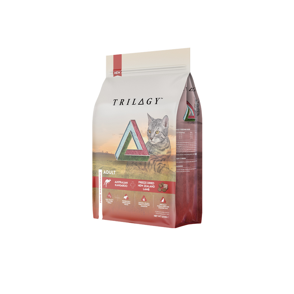 奇境TRILOGY|無穀凍乾全齡貓糧-野生袋鼠+羊肺凍乾