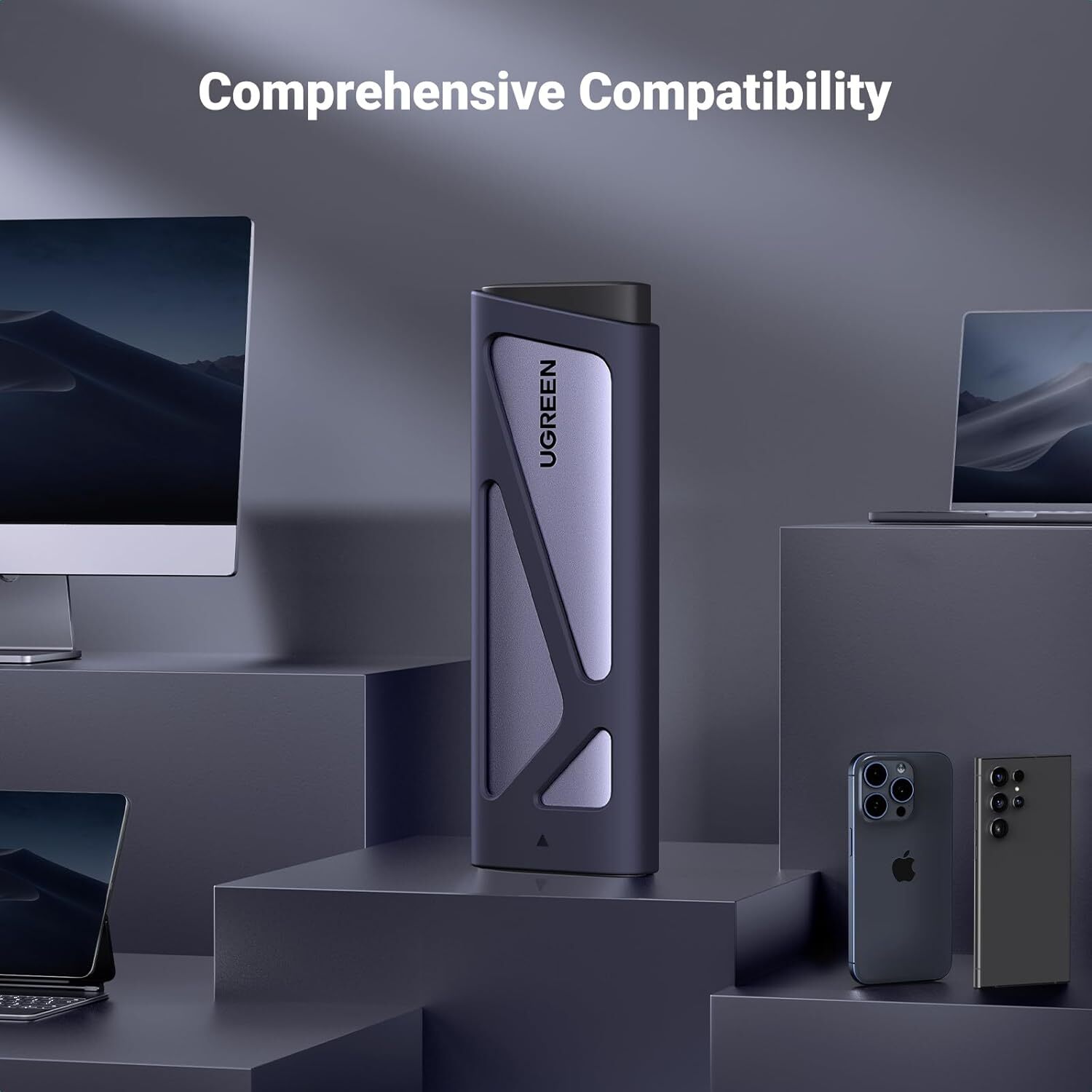 UGREEN - 15813 USB 3.2 >M.2NVMe 外置硬盤盒 CM767