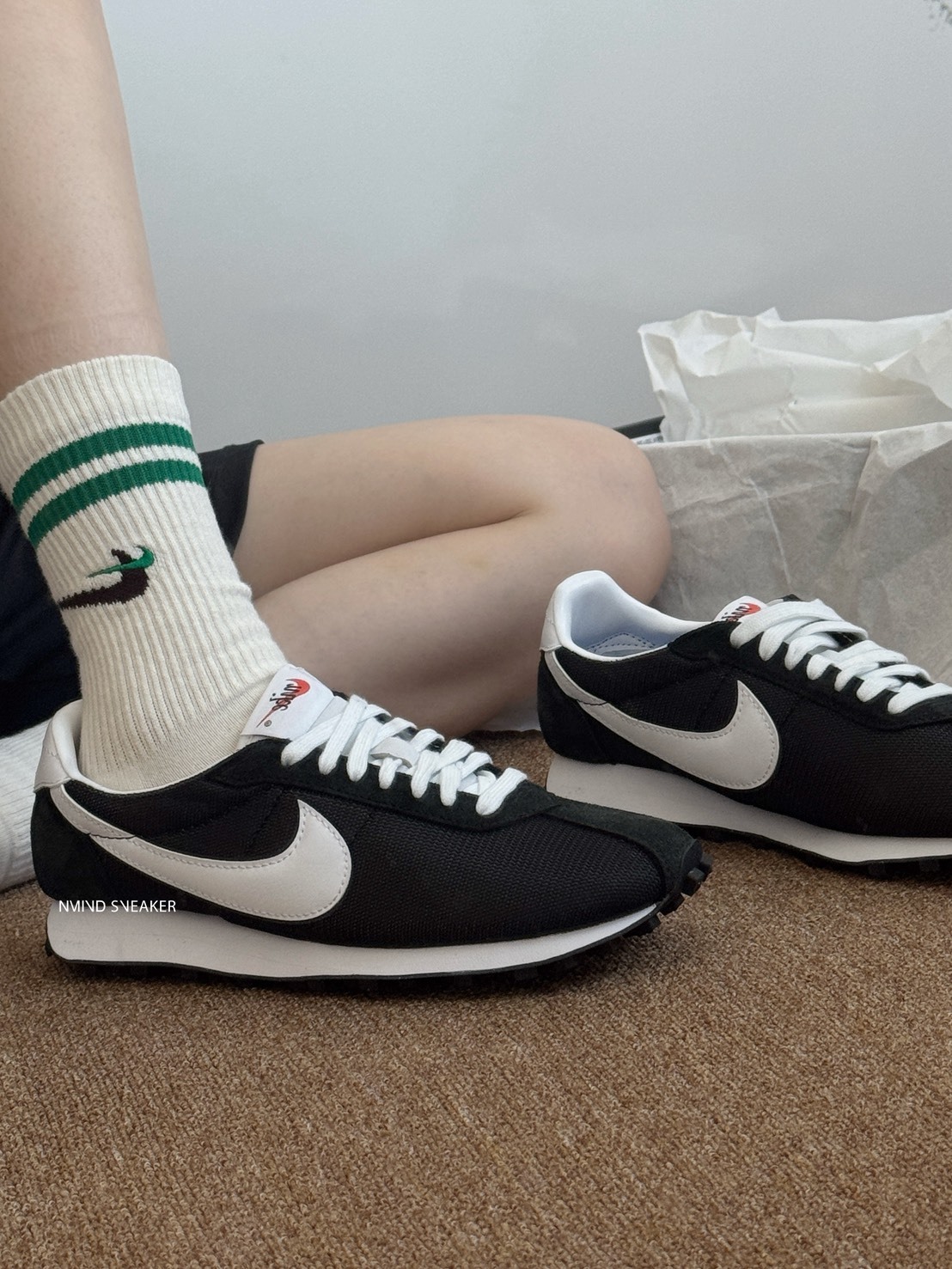 <快速出貨> NIKE LD-1000 復古黑白慢跑鞋