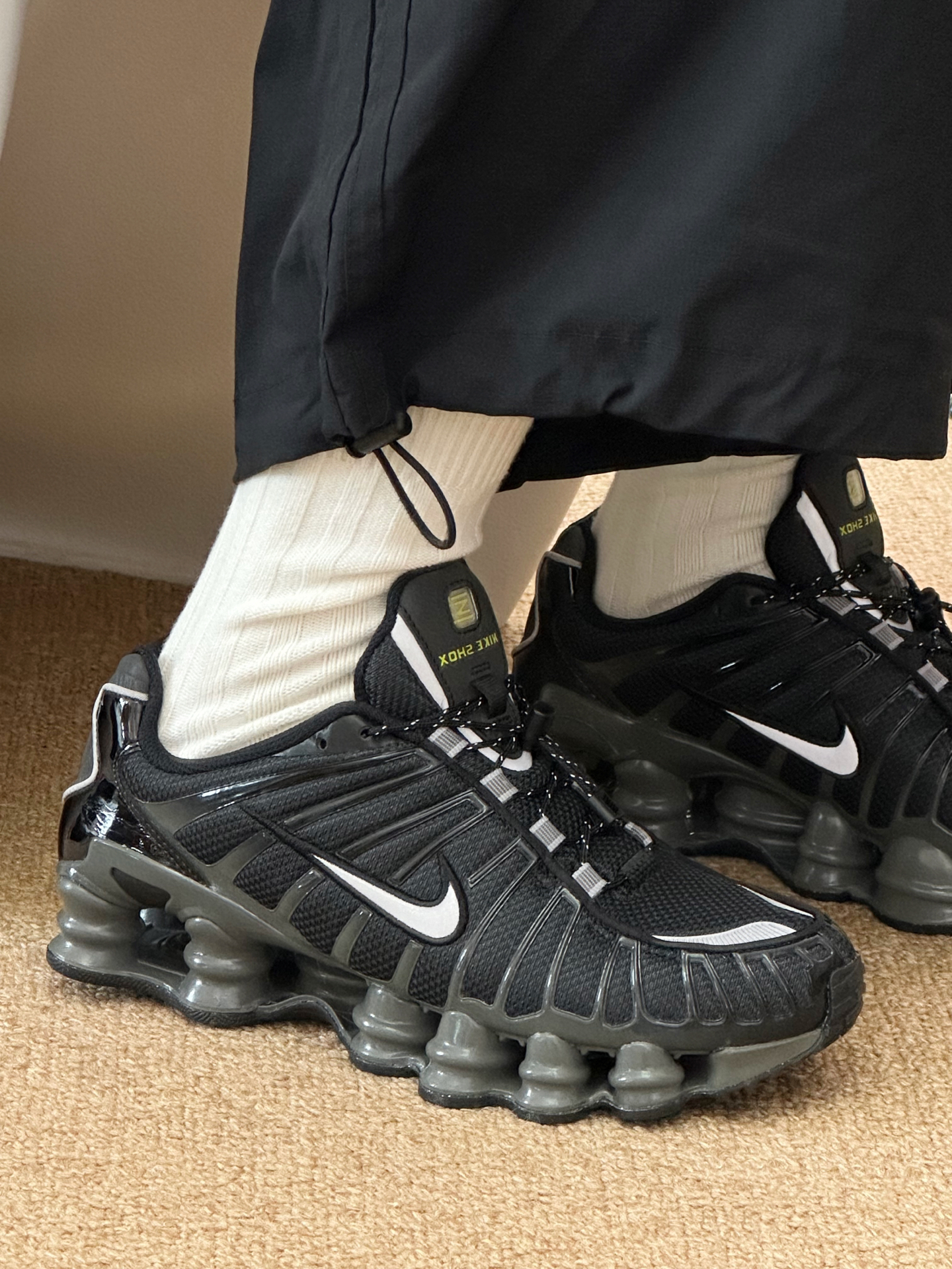 Nike Shox TL 黑灰色 黑武士 防潑水 機能風 復古 彈簧鞋 老爹鞋 FV0939-001/預購