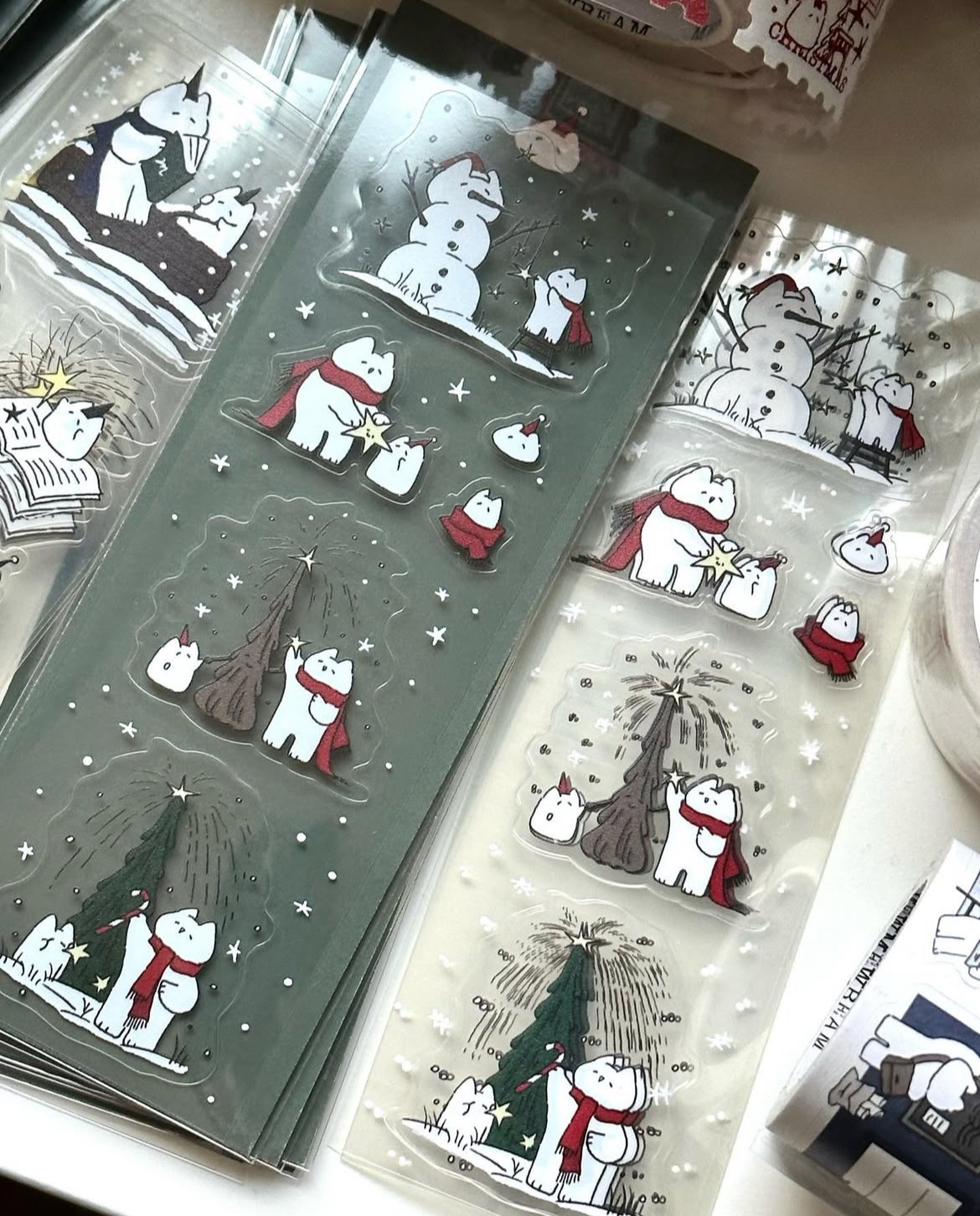 Mewmewbeam | 聖誕喵快樂貼紙（兩款可選）