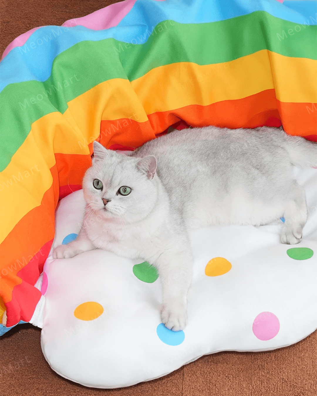 繽紛彩虹隧道貓窩