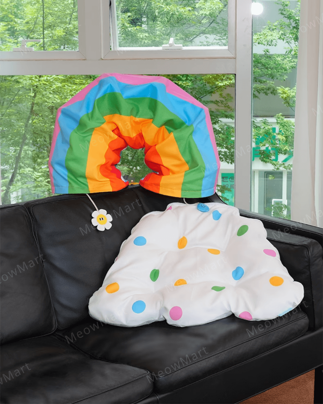 繽紛彩虹隧道貓窩