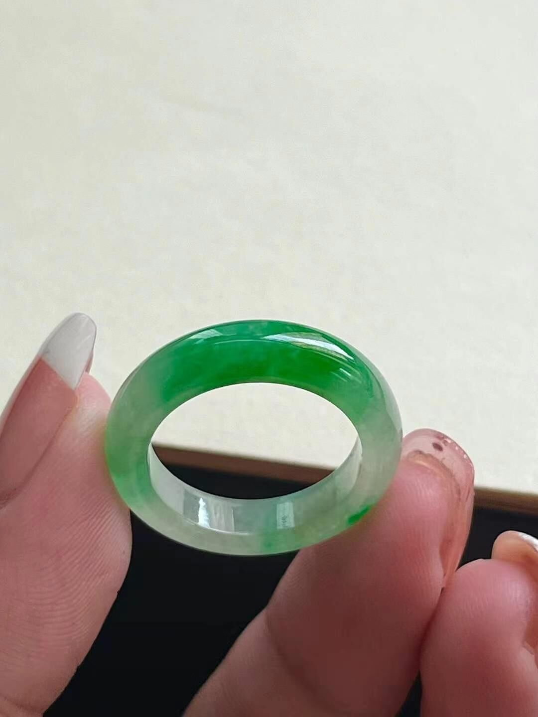翡翠指環 (港圈 15號),天然翡翠A玉, 緬甸玉, Jade, Jadeite