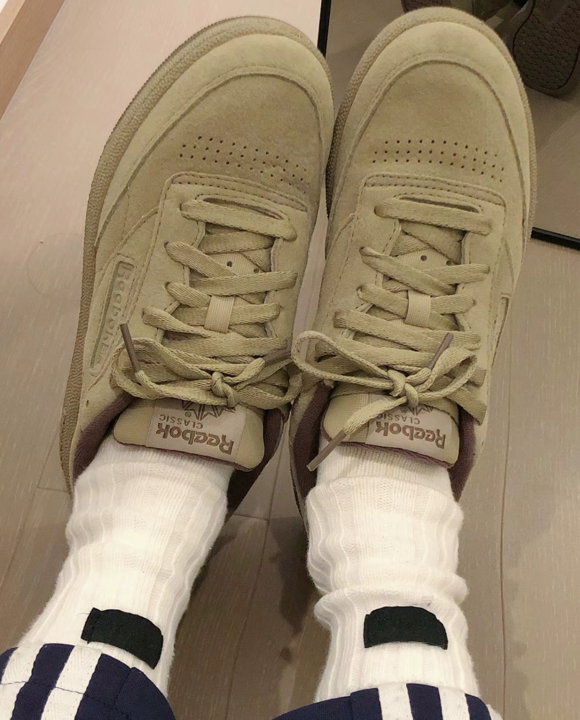 Reebok Club C 85 棕色經典板鞋