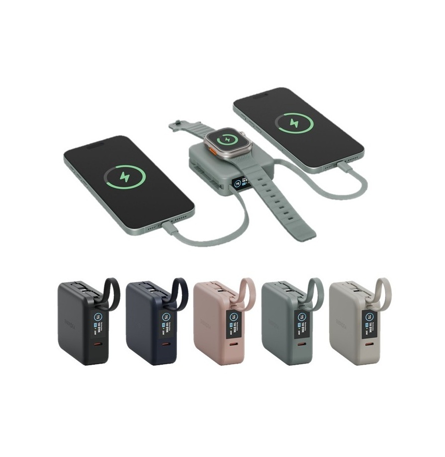 ENERGEA MagPac Mini Plus 10000mAh 磁吸連容量顯示無線快充行動電源